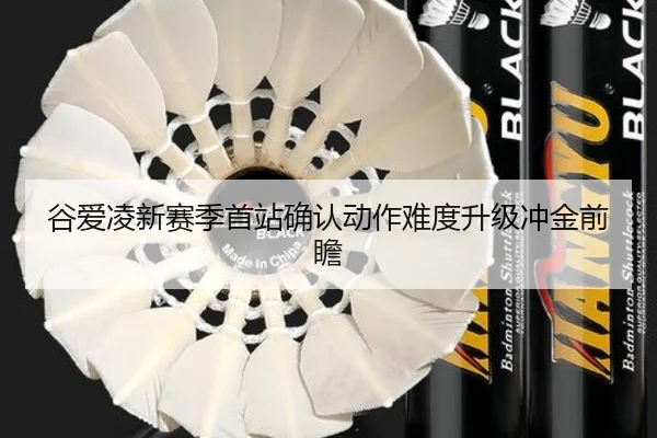 谷爱凌新赛季首站确认动作难度升级冲金前瞻